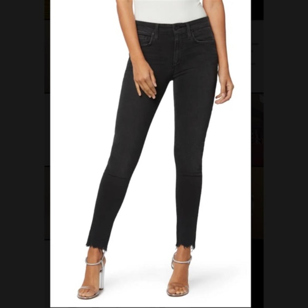 Joe's Jeans - Black High Rise Skinny Jeans
